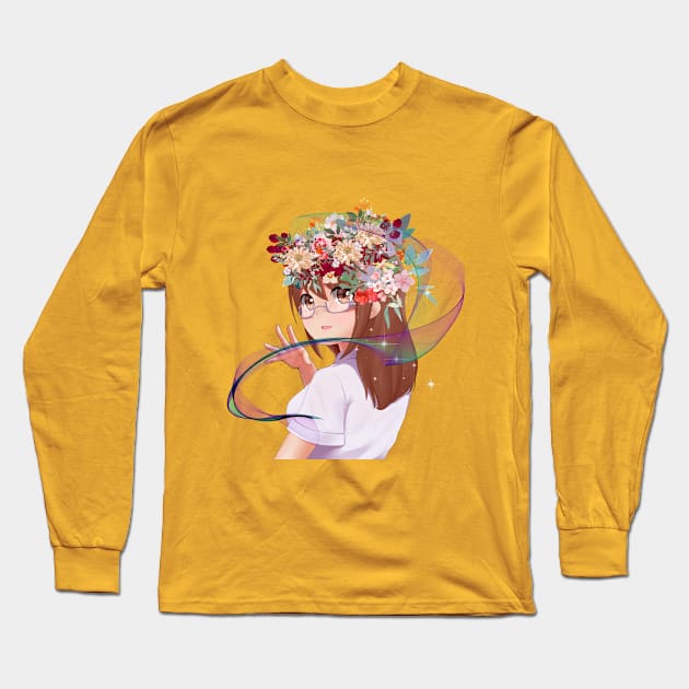 anime girl Long Sleeve T-Shirt by tubakubrashop